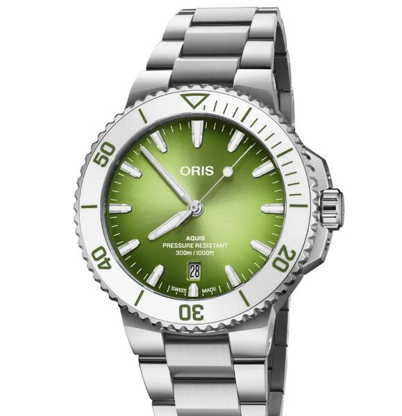 ORIS Aquis Date Taste of Summer Replica Watch 01 733 7787 4137-07 8 22 04PEB